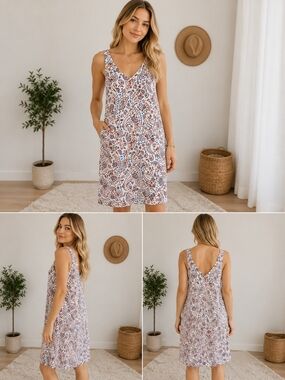 Reitmans Signature Linen Blend Summer Dress | XS